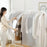 Translucent Waterproof Dustproof Clothes Hanging Garment Bag, Wardrobe Storage Organizer for Suits Dresses