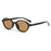 Retro Small Oval Sunglasses Women Men Rivets Shades Fashion Eyewear Luxury Sun Glasses UV400 Brand Oculus Female Gafas