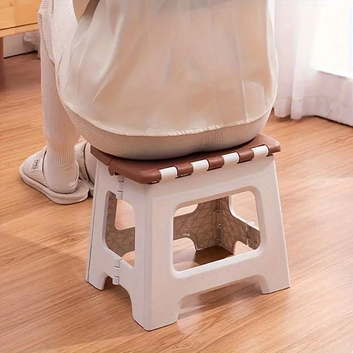 Folding Office Stool: Portable, sturdy & space-saving. Fashionable for home/office. Top 10 choice for desk!