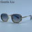 Lunettes de soleil polygonales carrées Steampunk Homme 2026, marque de luxe, monture métallique géométrique vintage, verres dégradés photochromiques