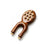 Sandalwood Copper Bead 10 Tooth Scalp Massage Comb and Acupressure Face Massager for Jaw Tension Relief Facial & Neck Relaxation