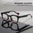 Retro Square Reading Glasses For Middle-aged Men And Women Commuting With Retro Temperament