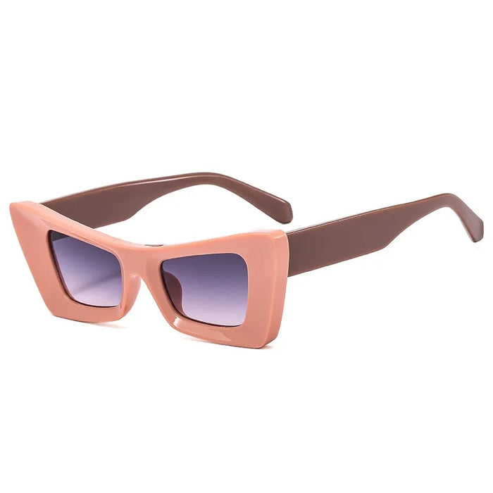 New Cat Eye Sunglasses Women Fashion Vintage Square Female Shades Brand Designer Luxury Sun Glasses UV400 Eyewear Oculos