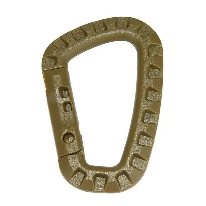 1-10Pcs Clips Mosquetón Táctico Militar Accesorios Hebilla D-Ring Mosquetón Montañismo Mochila Colgante Llave Gadget Exterior