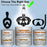 Snorkel and Diving Mask Foldable Anti-Fog Diving Mask Set with Full Dry Top System Adults Diving Goggles Diving Camera Support