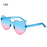 1PC Luxury Heart Shaped Sunglasses Big Frame Love Effect Sun Glasses Retro Women  lana del rey Eyewear UV400 Protection