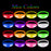 20-100PCS Music&Sound Activated Light up Bracelets Glow Bracelets Rhythmic Led Bracelet Luminous Bracelet Wedding Accessories
