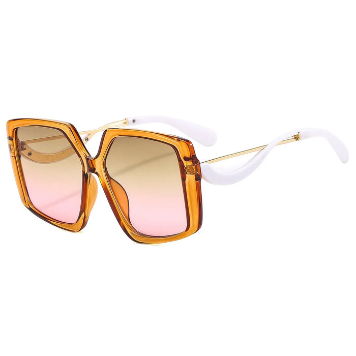 Fashion Irregular Square Sunglasses Women Brand Designer Metal Hinge Retro Eyewear Female Sun Glasses Shades UV400 Men Oculus