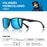 SCVCN Sea Fishing Beach Glasses Women Fishing Polarized Sunglasses Outdoor Sport Windproof Eyewear Cycling Road Bike UV400 Men
