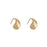 Brushed Copper Water Drop Earrings For Women Elegant Fashion Jewelry Fancy Classic New Style Daily Party Accessories Gifts C1730