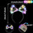 4-24Pcs LED Headbands Glow Party Light Up Headband for Birthday Wedding Favors Rave Costume Headpiece for Women Men Halloween