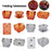 Outdoor Lightweight Folding Tableware Portable Bowl Dinner Plate Coffee Filter Funnel Water Cup Multi-purpose Camping Tableware
