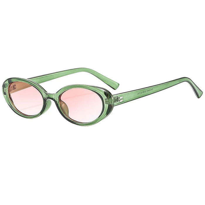 Fashion Small Oval Sunglasses Women Classic Vintage Men Sun Glasses UV400 Female Shades