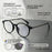 Gafas de lectura multifocales progresivas para hombre y mujer, diseño redondo, aleación de titanio, marca de lujo, lentes transparentes, uso cómodo
