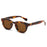 New Oval Sunglasses Women Rivets Brand Shades UV400 Vintage Round Men Fashion Luxury Gray Sun Glasses Leopard Oculus