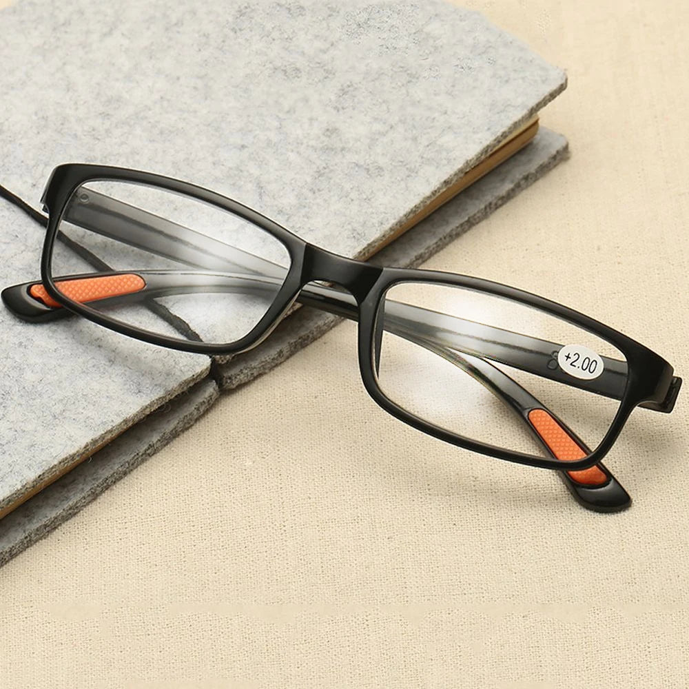 Unisex Reading Glasses Female Male Ultra-light Magnifying Diopter Elder Flexible Eyeglass Vision Care Eyewear +1.5 2.0 3.0 4.0