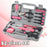 62 Piece Multifunctional Portable Home Repair Tool Kit with Hammer Pliers Wrench Screws Ideal DIY Gift for Men Women Fathers Day