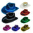 Chapeaux lumineux pour adultes, coiffes de fête, chapeau de cowboy lumineux LED, chapeau de cowboy lumineux à piles, chapeau de cowboy scintillant.