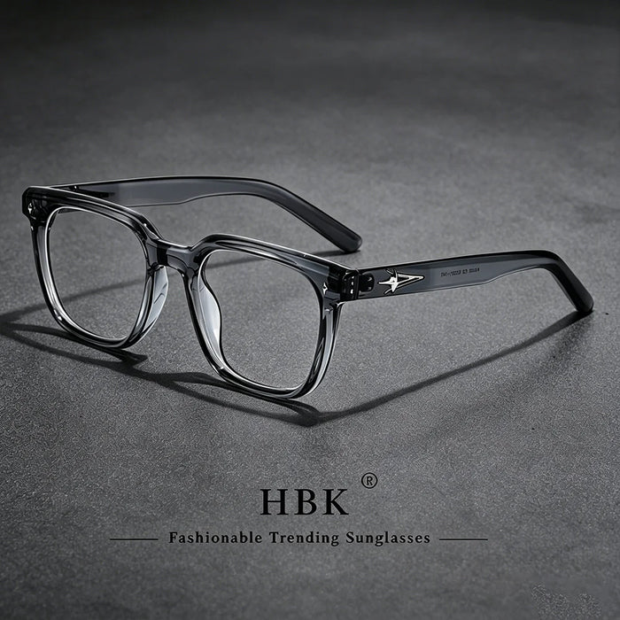 HBK New Fashion Square Glasses Frames Brand Design Unisex Frames Women Anti Bluelight Computer Glassesoptical Eyeglasses Frame