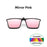 Gafas de sol VIVIBEE cuadradas con clip abatible, polarizadas, espejo azul, para conducir, lentes grises UV400 fotocromáticas, clips de visión nocturna