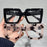 2 Paires de Lunettes de Lecture Carrées Surdimensionnées, Anti-Lumière Bleue, +1.00 à +4.00