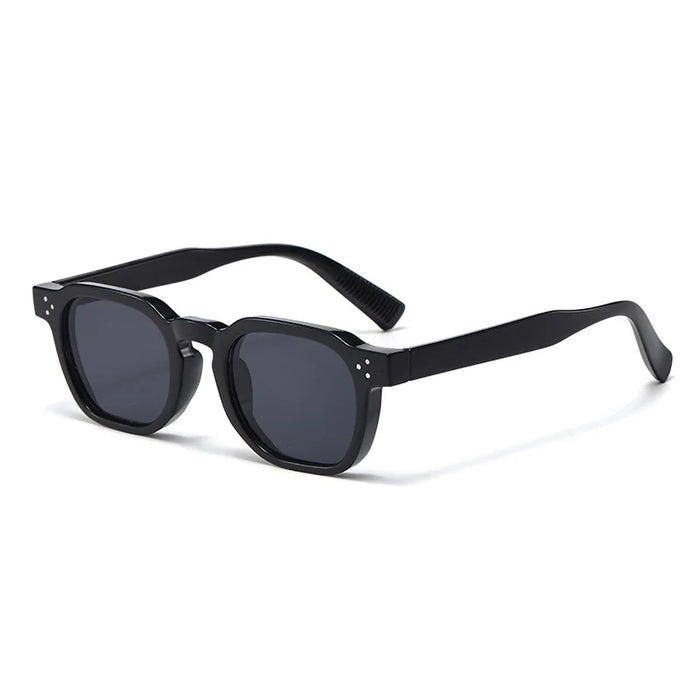 Gafas de sol cuadradas para mujer y hombre, estilo punk, retro, a la moda, con lentes transparentes, montura UV400, para mujer, Oculus