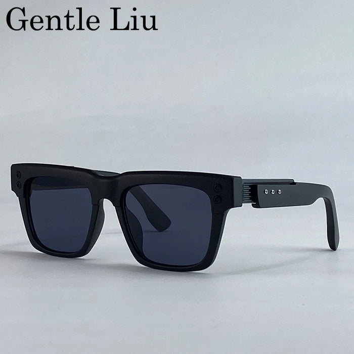 Classic Polarized Square Punk Sunglasses Men 2026 Luxury Brand Driving Change Color Sun Glasses For Male Steampunk Eyewear Shade