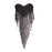 Retro Heart Beaded Tassels Shoulder Strap Epaulettes Stage Sew on Clothes Applique Punk Shoulder Patches Appliques Accessories