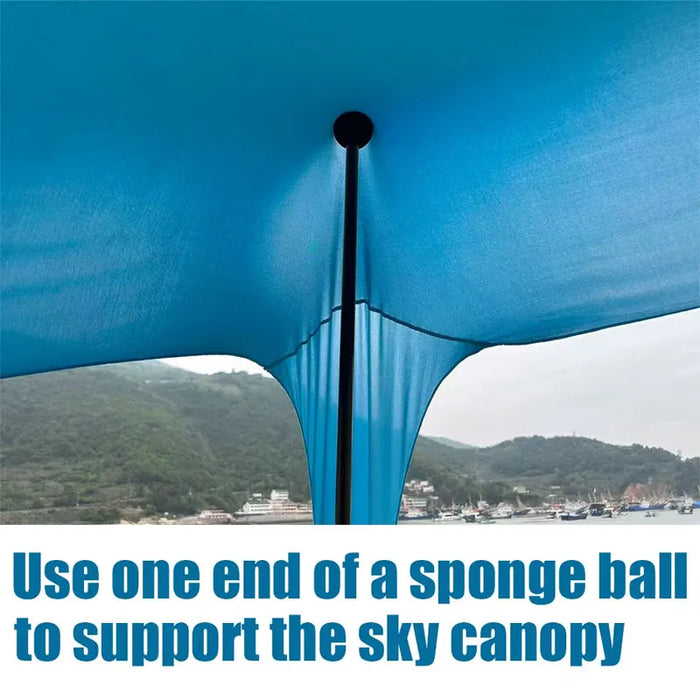 Camping Tent Windproof Pop Up Awning Outdoor Beach Sun Shade UV Ultralight Beach Canopy Tents for Camping Fishing Picnics