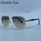 Square Punk Metal Frame Sunglasses Men 2026 Luxury Designer Vintage Steampunk Double Bridge Hip Hop Sun Glasses Outdoor Shades