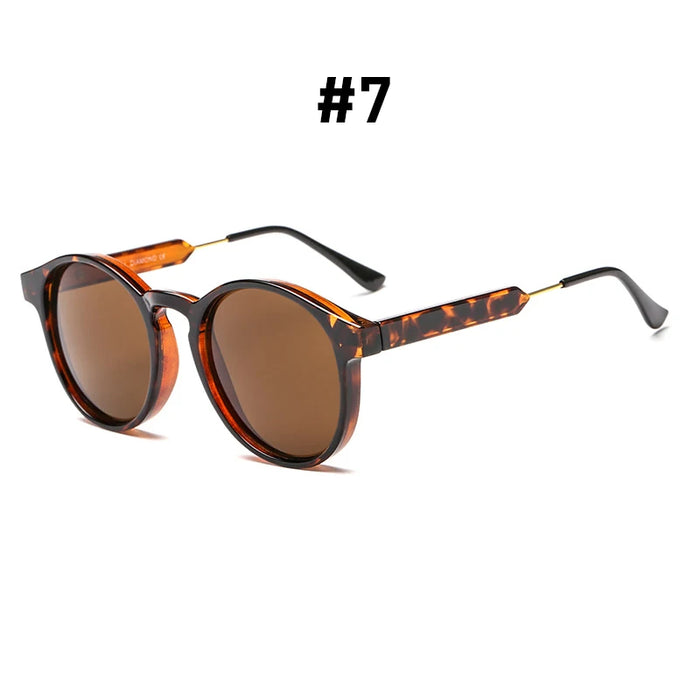 VIVIBEE Gothic Transparent Women Vintage Square Sunglasses 90s Round Sun Glasses 2026 Trending Products UV400 Men Shades