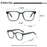 HBK New Fashion Square Glasses Frames Brand Design Unisex Frames Women Anti Bluelight Computer Glassesoptical Eyeglasses Frame