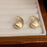 Brushed Copper Water Drop Earrings For Women Elegant Fashion Jewelry Fancy Classic New Style Daily Party Accessories Gifts C1730