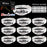 20-200 piezas Pulseras LED personalizables para bodas Pulsera de control de música y sonido Pulsera luminosa ajustable para bodas, cumpleaños, conciertos