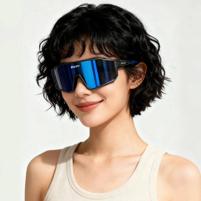 SCVCN Cycling Glasses Road Bike Glasses Running Eyewear Men Outdoor Sports Bicycle Sunglasses Women MTB Cycling Sunglasses