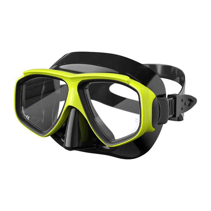 JSJM Professional Anti-Fog Swimming & Scuba Diving Mask with UV Protection, Silicone Snorkeling Goggles & Tube Set for Adults