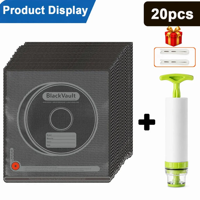 Bolsa de almacenamiento al vacío para filamento 3D negro, resistente a la humedad, para mantener el filamento seco. Apta para filamento de impresora 3D PLA, ABS, PETG, TPU.