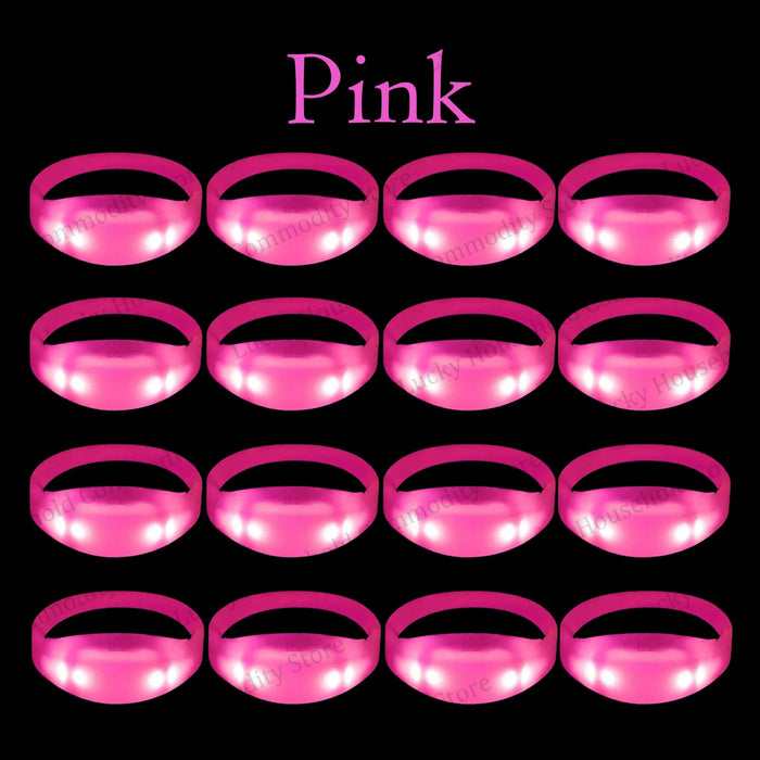 20-100PCS Music&Sound Activated Light up Bracelets Glow Bracelets Rhythmic Led Bracelet Luminous Bracelet Wedding Accessories