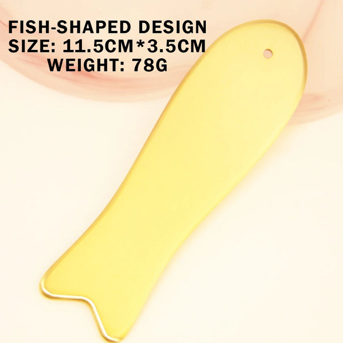 Pure Copper Scraping Board, Made of Solid Brass, Conducts Heat Quickly, Antibacterial, and Odorless