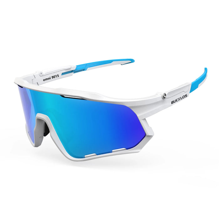 BUCKLOS Polarized Cycling Glasses UV400 Road Mountain Bike Goggles TR-90 Frame Windproof Outdoor Sports Eyewear Cycling Parts