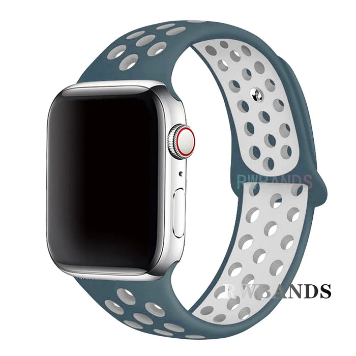 Sport Strap for Apple Watch Band 46mm 44mm 40mm 42-38-41mm 45mm Breathable Bracelet iWatch Series 10 9 8 7 6 SE 5 3 Ultra 2 49mm