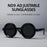 ND9 Gafas de sol polarizadas redondas con atenuación ajustable para hombre 2026, de marca de lujo, estilo punk, para pesca, gafas de sol para exteriores, protección UV400