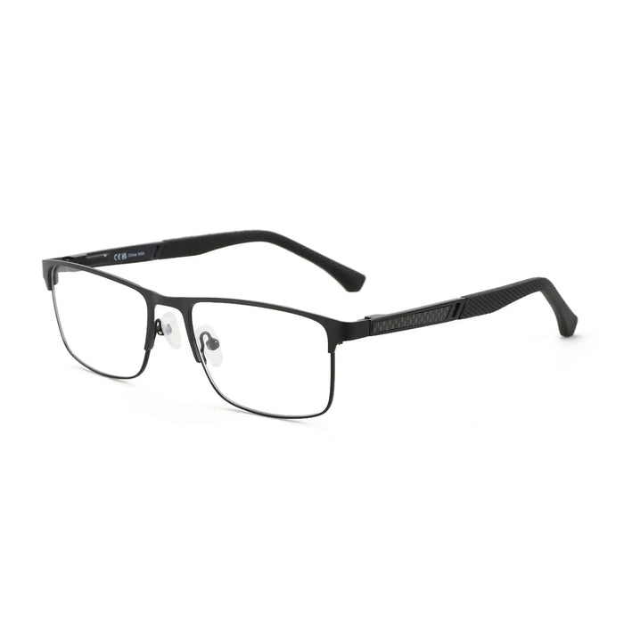 ZENOTTIC Gafas de Presbicia Progresivas Cuadradas a la Moda Montura de Fibra de Carbono de Alta Calidad Gafas de Miopía Gafas Ópticas Hombre