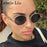 Metal Frame Round Punk Photochromic Sunglasses Women 2026 Luxury Brand Designer Steampunk Oval Sun Glasses Outdoor Eyewear Shade