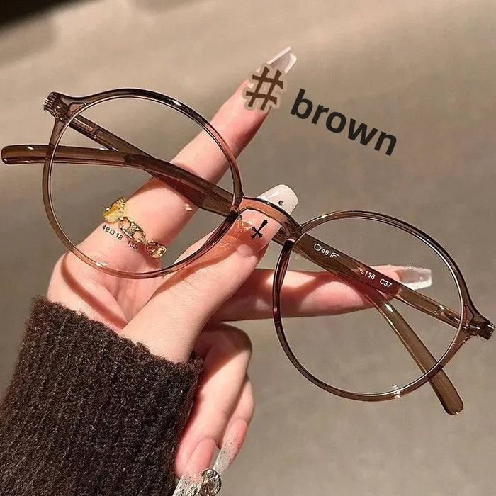 New Round Reading Glasses Women Computer Glasses Hyperopia Presbyopia Eyeglasses Clear Lens Prescription Eyewear очки для