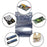 100pcs Anti Static Shielding Zip Lock Bag Resealable ESD Anti-static Instrument Chip Electronic Accessories Battery USB Pouches