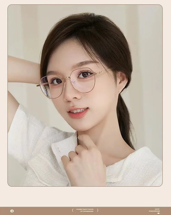 Men Women HD Lens Reading Glasses Retro Presbyopia Eyewear Eyeglasses Fashion Anti-blue Light Far-sighted Prescription +1.0 +4.0