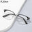 XJiea Anti-blue Light Glasses For Men Fashion Semi Rimless Metal Women Photochromic Eyewear Trendy Office Outdoor Accessory