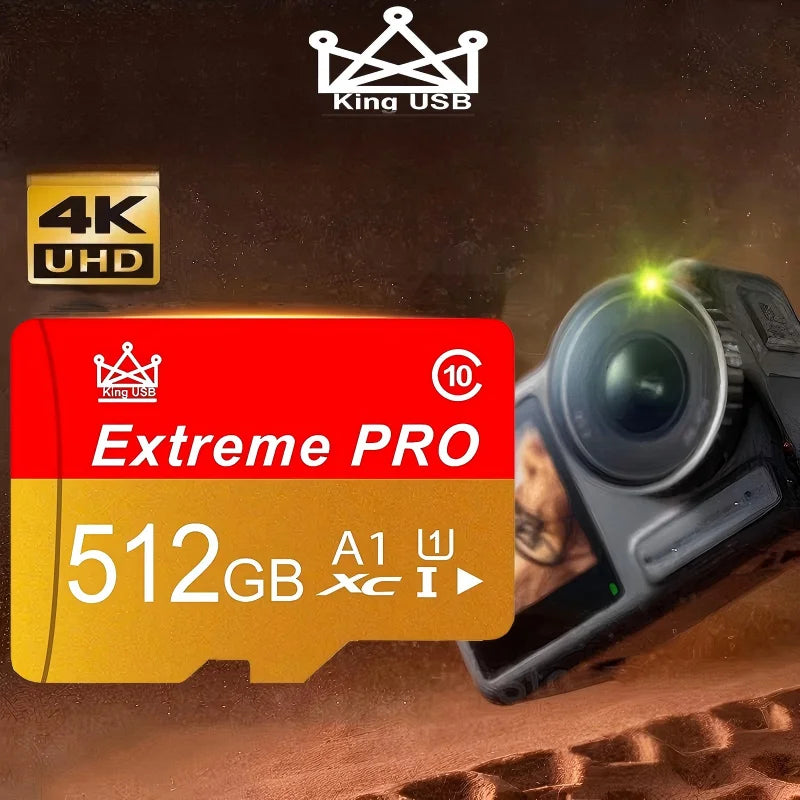 Ultra ltra Micro Mini SD Card 64GB 512GB SD Memory Card 128GB 256GB A2 U3 V30 TF Flash Cards For Phone Computer