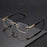 Lunettes de lecture solaires sans monture à bords coupés pour hommes, adaptées à la conduite en extérieur, aux loisirs quotidiens et à la lecture avec protection solaire